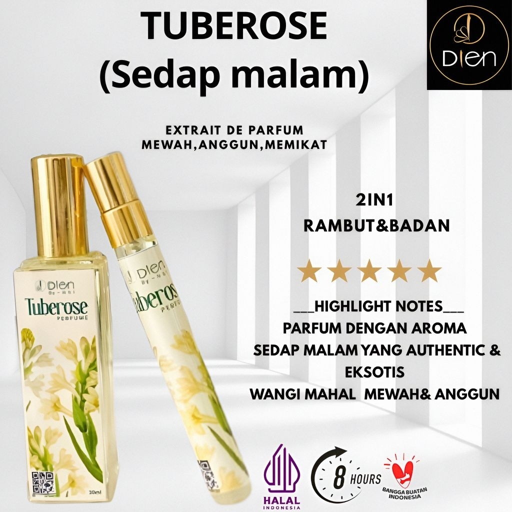 Parfum TUBEROSE Sedap Malam 30 ML By Dien Perfume
