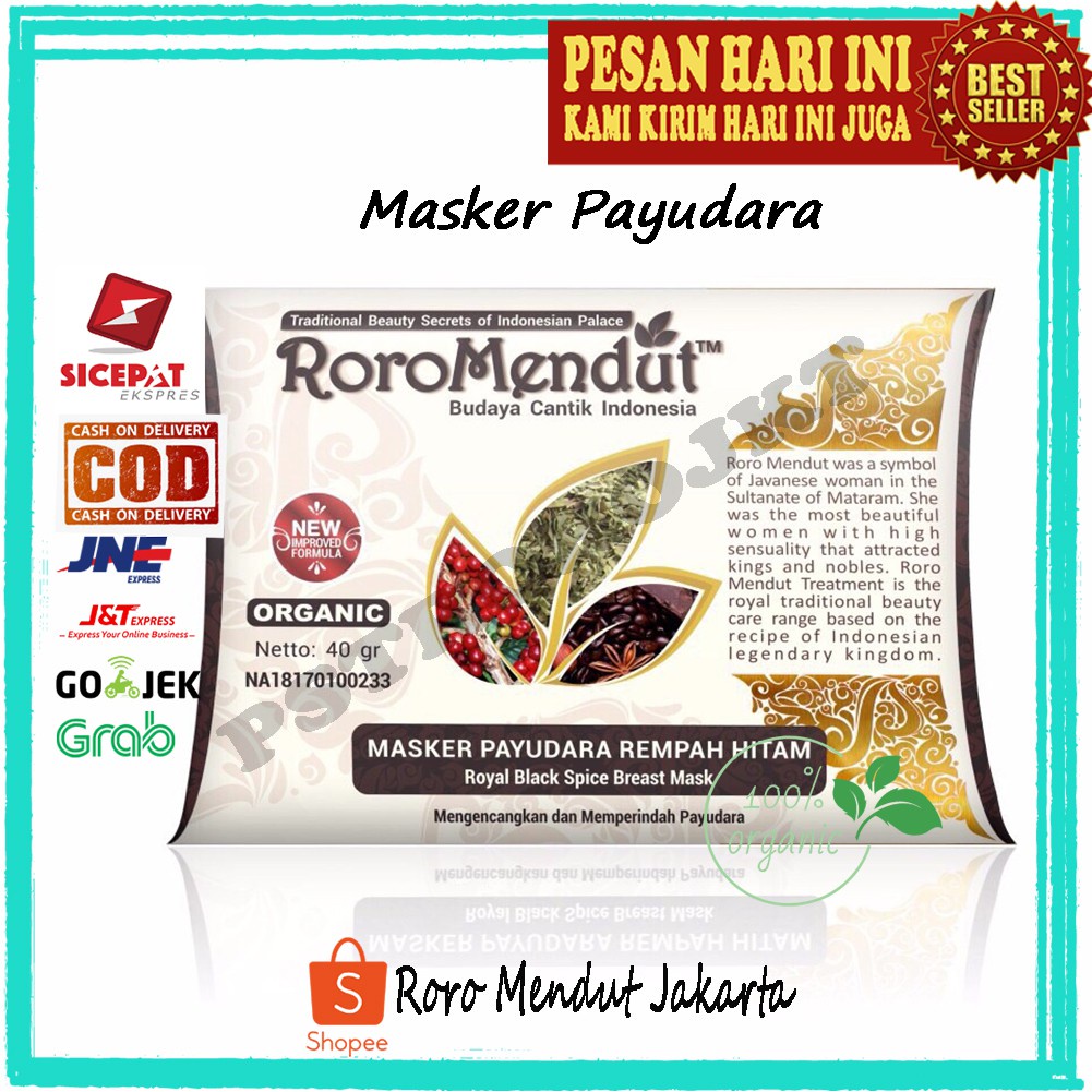 MASKER PAYUDARA RORO MENDUT PAYU DARA( PEMBESAR PENGENCANG