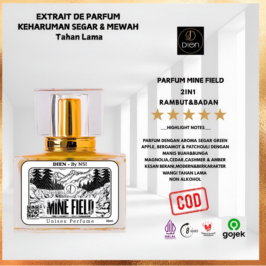 Parfum Minefield aroma mahal parfum 212 unisex wangi tahan lama