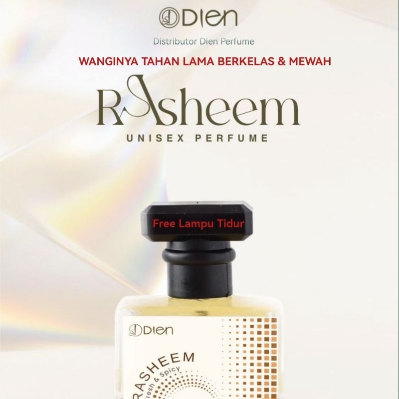 PARFUM RASHEEM DIEN PERFUME 20 ML non Alcohol UNISEX WANGINYA TAHAN LAMA MEWAH
