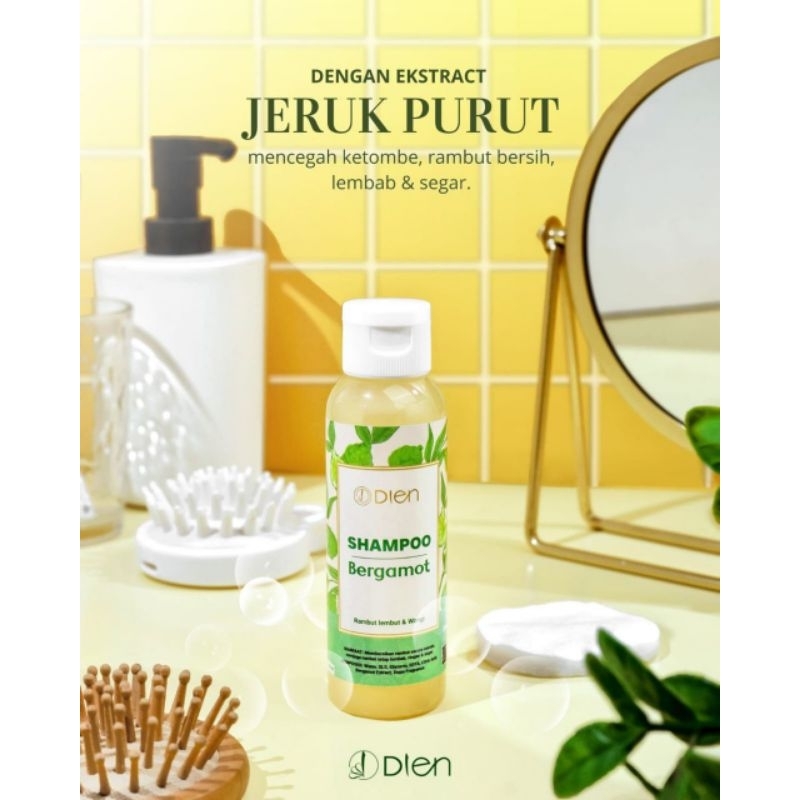 Shampo Bergamot (Jeruk Purut) Herbal Ampuh untuk  usir Ketombe by Dien