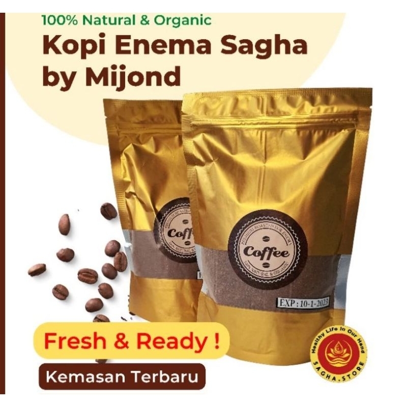 KOPI ENEMA SAGHA PREBIOTIK KOPI ORGANIK MIJOND SAGHA 250 gr