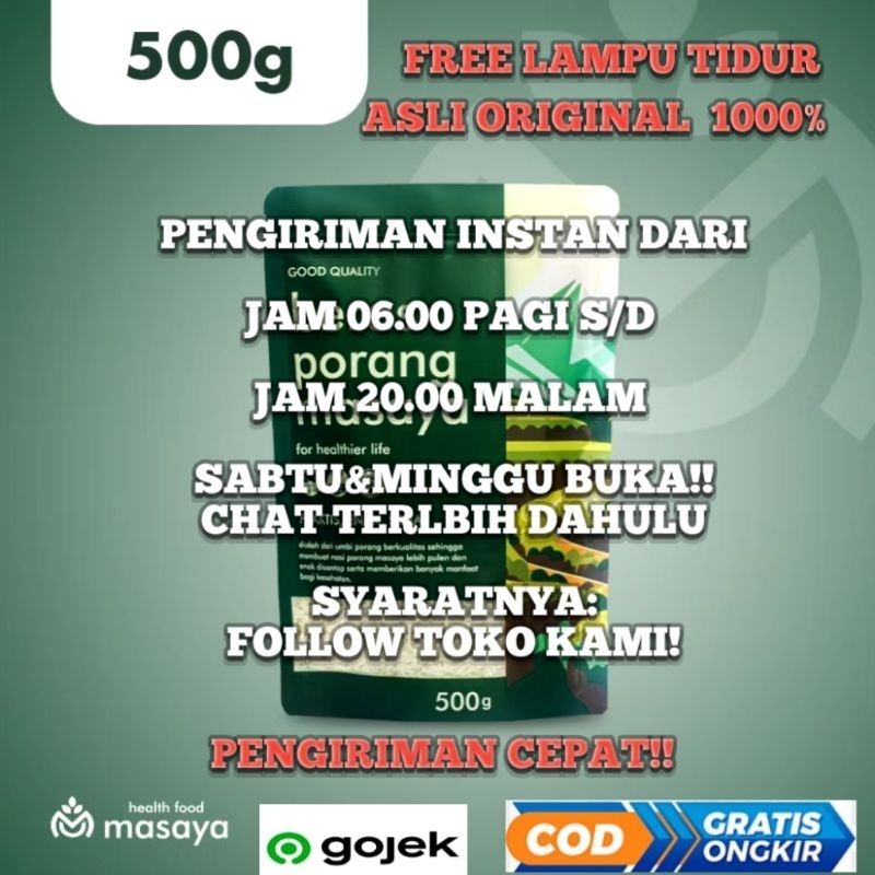 BERAS PORANG MASAYA 500 GRAM
