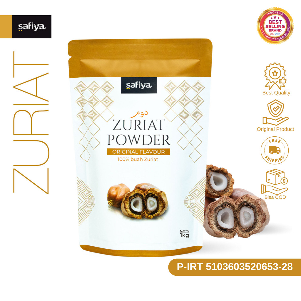 Safiya Serbuk Buah Zuriat 1 Kg Zuriat Powder Promil HalweyJaktim