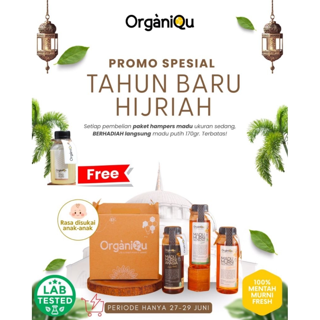 PAKET HAMPERS MADU ORGANIQU PROMO