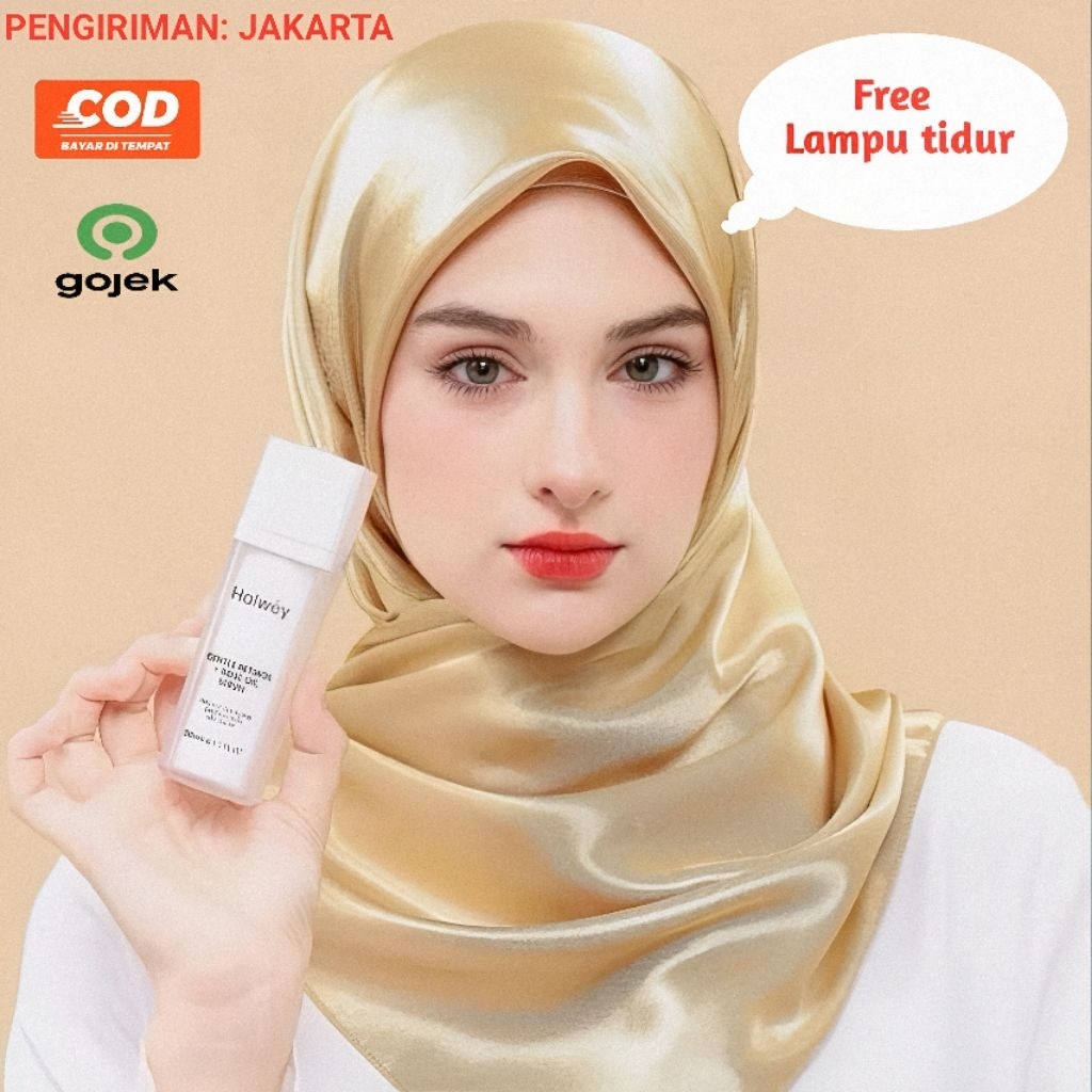Halwey NEW Gentle Retinol & Rose Oil, mengurangi kerutan & flek noda hitam, tetap lembut untuk kulit