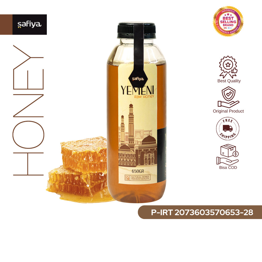 Safiya Madu Murni Yaman Marai 650 Gram Raw Honey Premium HalweyJaktim