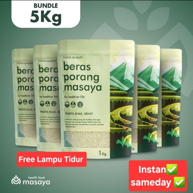 MASAYA BERAS PORANG Bundle 5kg