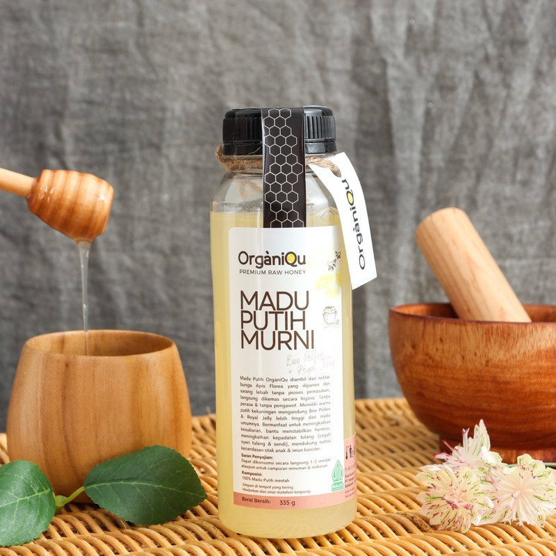 MADU PUTIH MENTAH PREMIUM bantu PERBAIKI NAFSU MAKAN ANAK, dukung PROMIL, MELANCARKAN HAIDH, MENORMALKAN HORMON & MENGUATKAN IMUN (Raw White Honey)