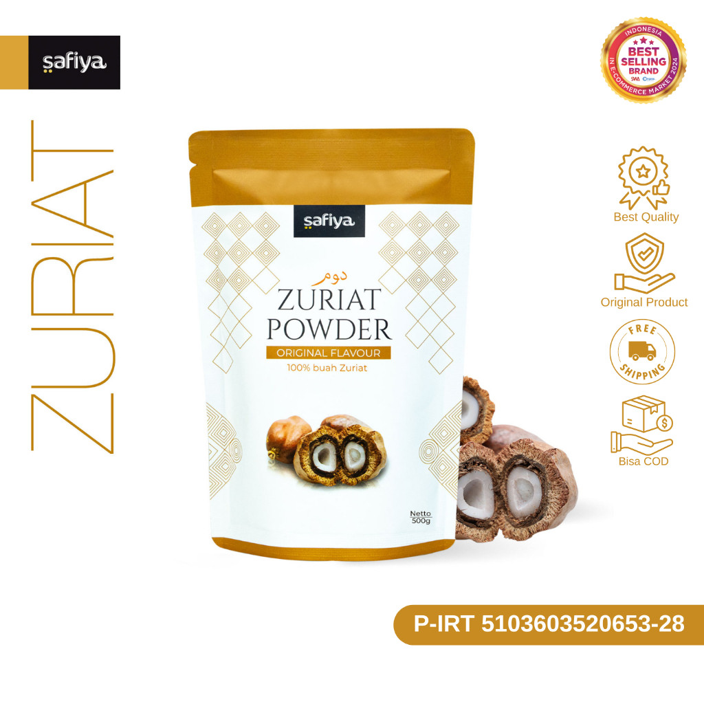 Safiya Serbuk Buah Zuriat 500 Gram Zuriat Powder Promil HalweyJaktim