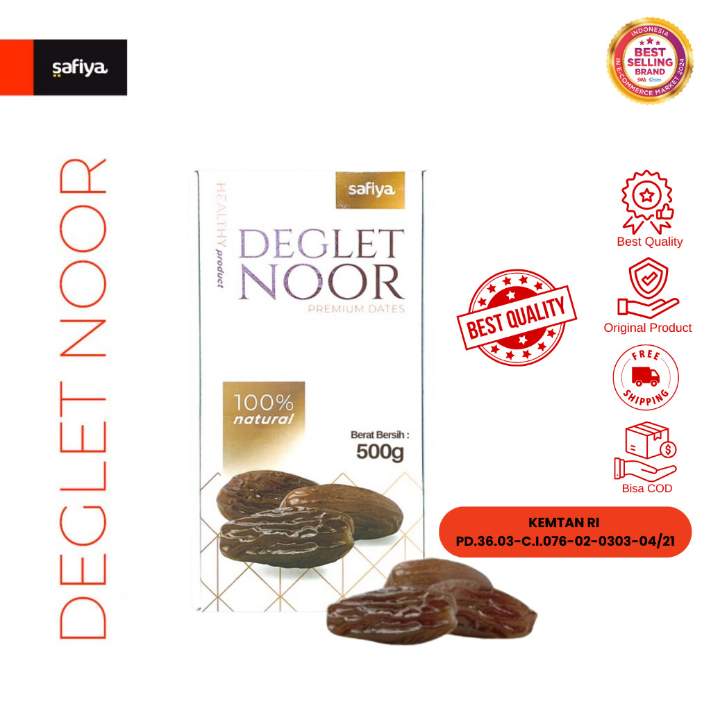 Safiya Kurma Tunisia Madu 500 Gram Deglet Noor Premium HalweyJaktim