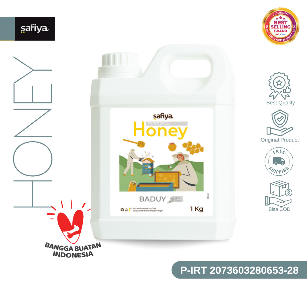 Safiya Madu Murni Baduy 1 Kg Raw Honey Premium HalweyJaktim