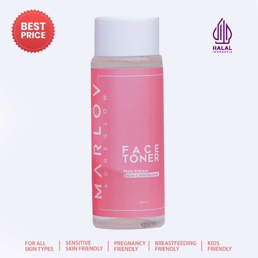 MARLOV Acne Glow Toner 100ml | Toner With Acne Care Plant Extract For Acne & Anti Bacterial