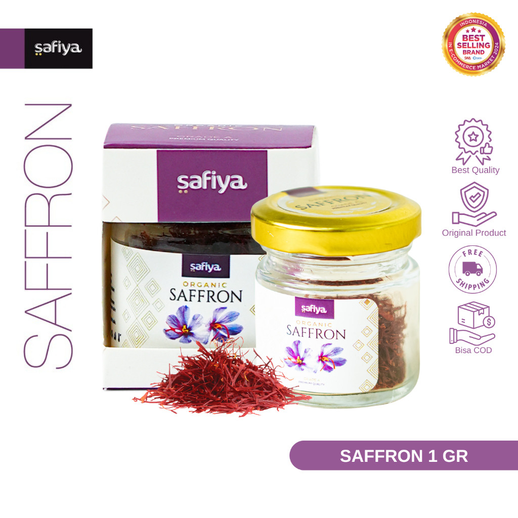 Safiya Saffron Super Negin 1 Gram Bunga Safron Grade A HalweyJaktim