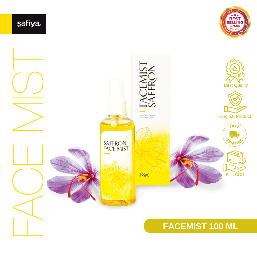 Safiya Saffron Facemist 100 ML Toner HalweyJaktim