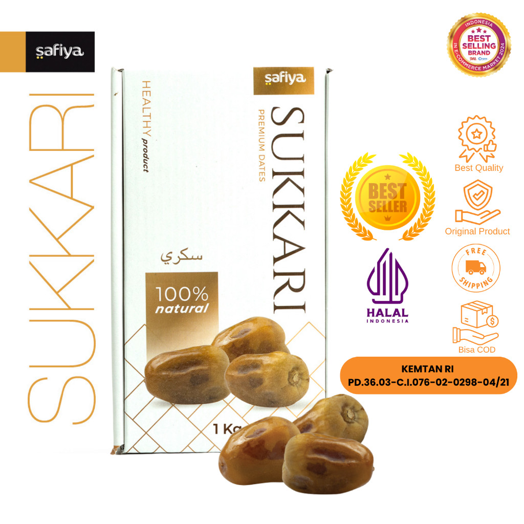 Safiya Kurma Sukari 1 Kg Kurma Raja King Dates Premium HalweyJaktim