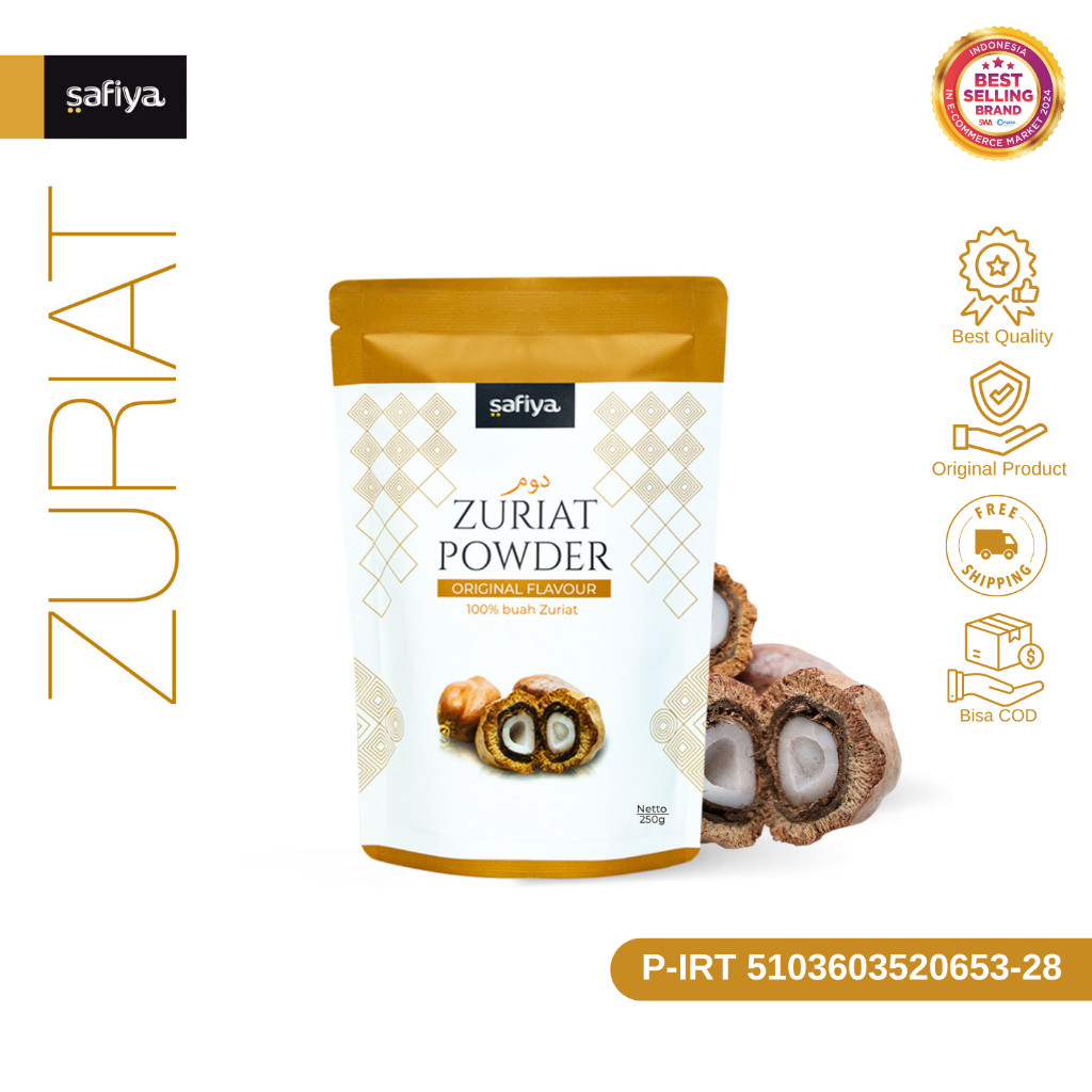Safiya Serbuk Buah Zuriat 250 Gram Zuriat Powder Promil HalweyJaktim