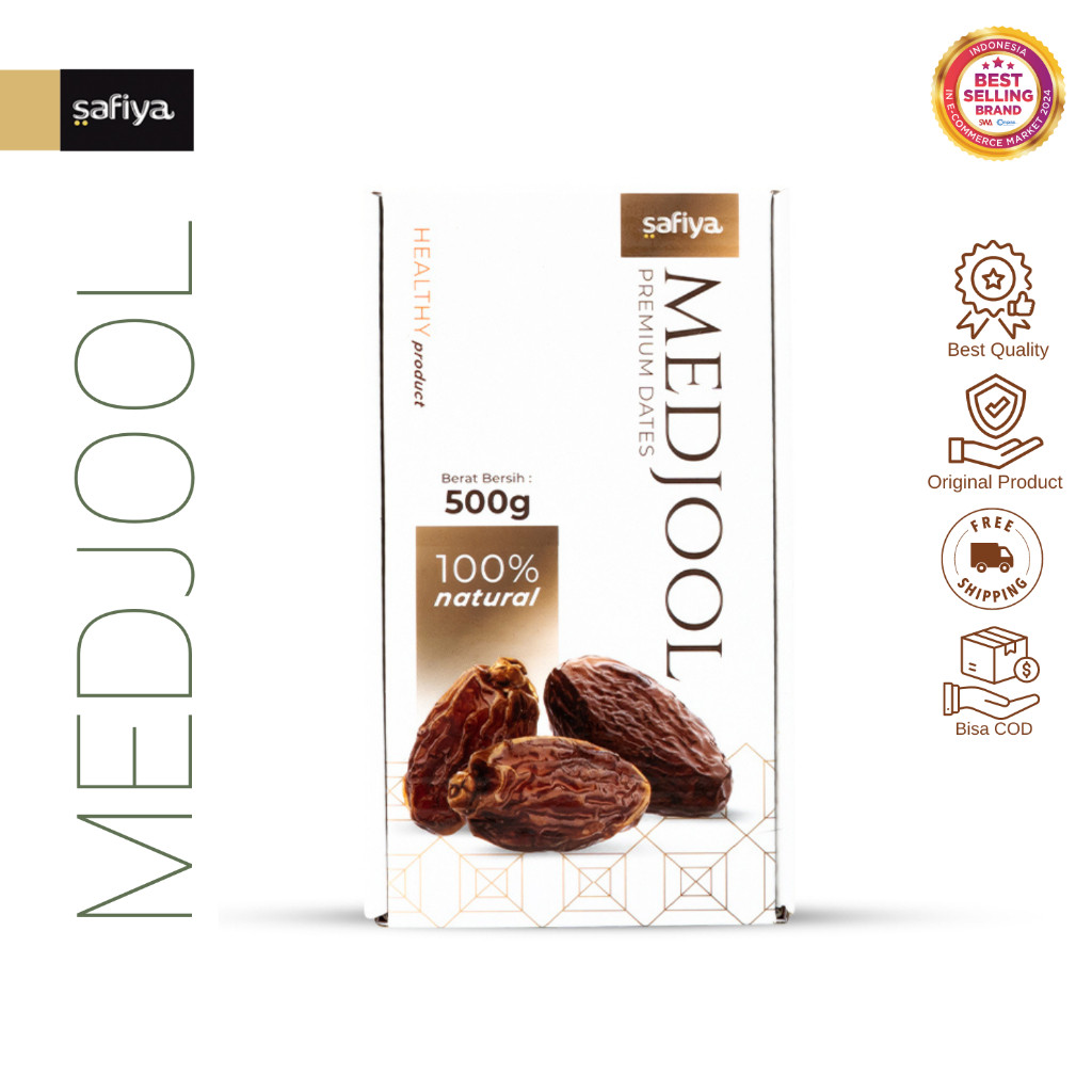 Safiya Kurma Medjool 500 Gram Jumbo Dates Original Premium HalweyJaktim