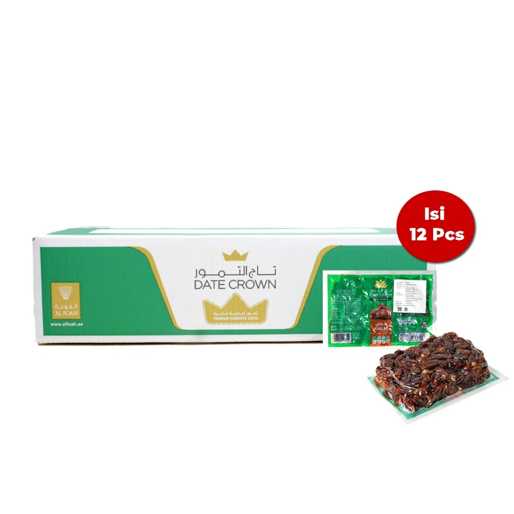 Terlaris Kurma Date Crown Khalas Thermo 1 kg – 1 Dus