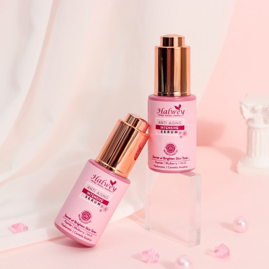 Serum Anti Aging Dan Mencerahkan (Glowing) Halwey