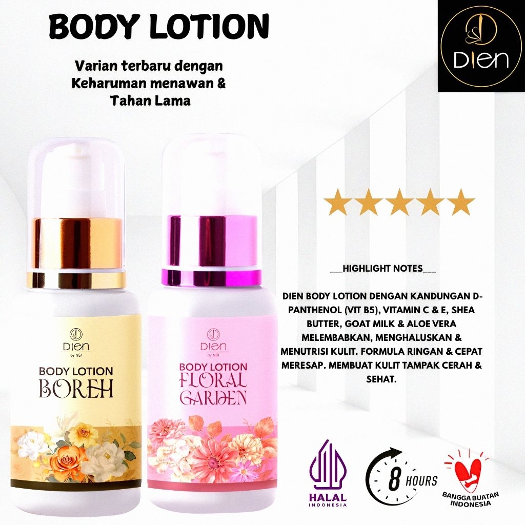 Body Lotion Dien Muslimah Perfume bikin kulit cepat Glowing Seketika