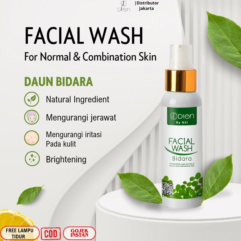 FACIAL WASH BIDARA By Dien Perfume wajah Glowing cerah