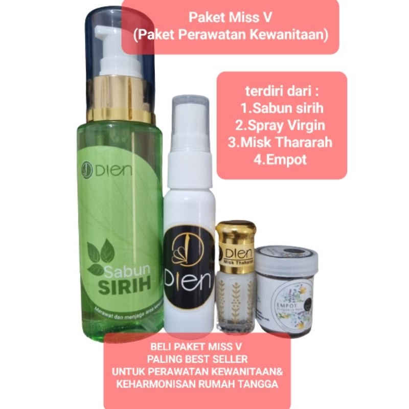 Paket Miss V by Dien Perawatan Kewanitaan Terbest Seller Bahan Herbal alami
