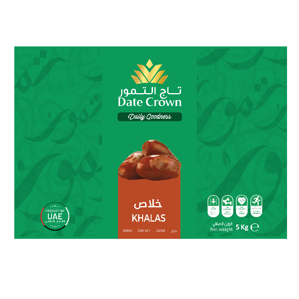 Terlaris Kurma Date Crown Khalas 5 kg