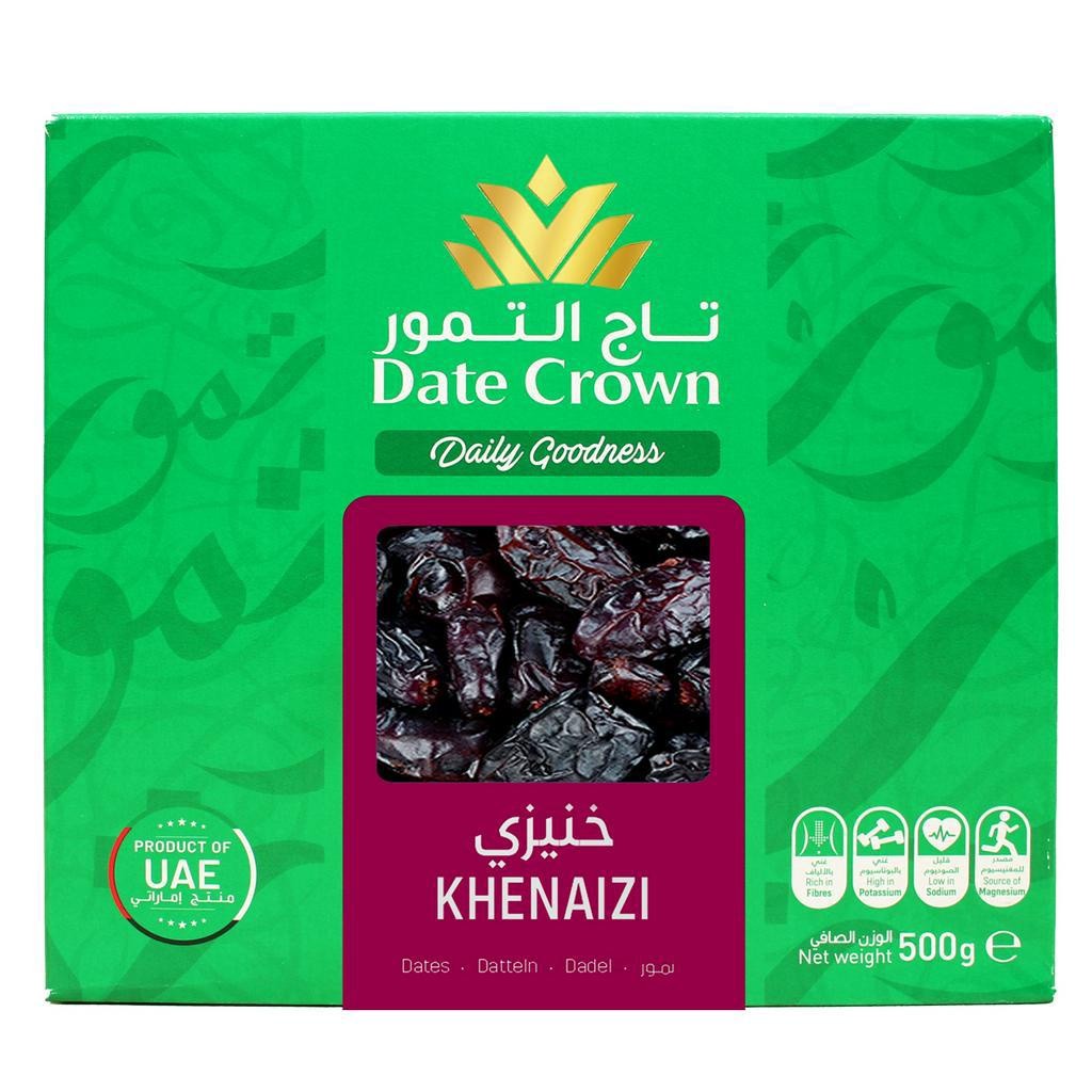 Terlaris Kurma Date Crown Khenaizi 500 gr BOX