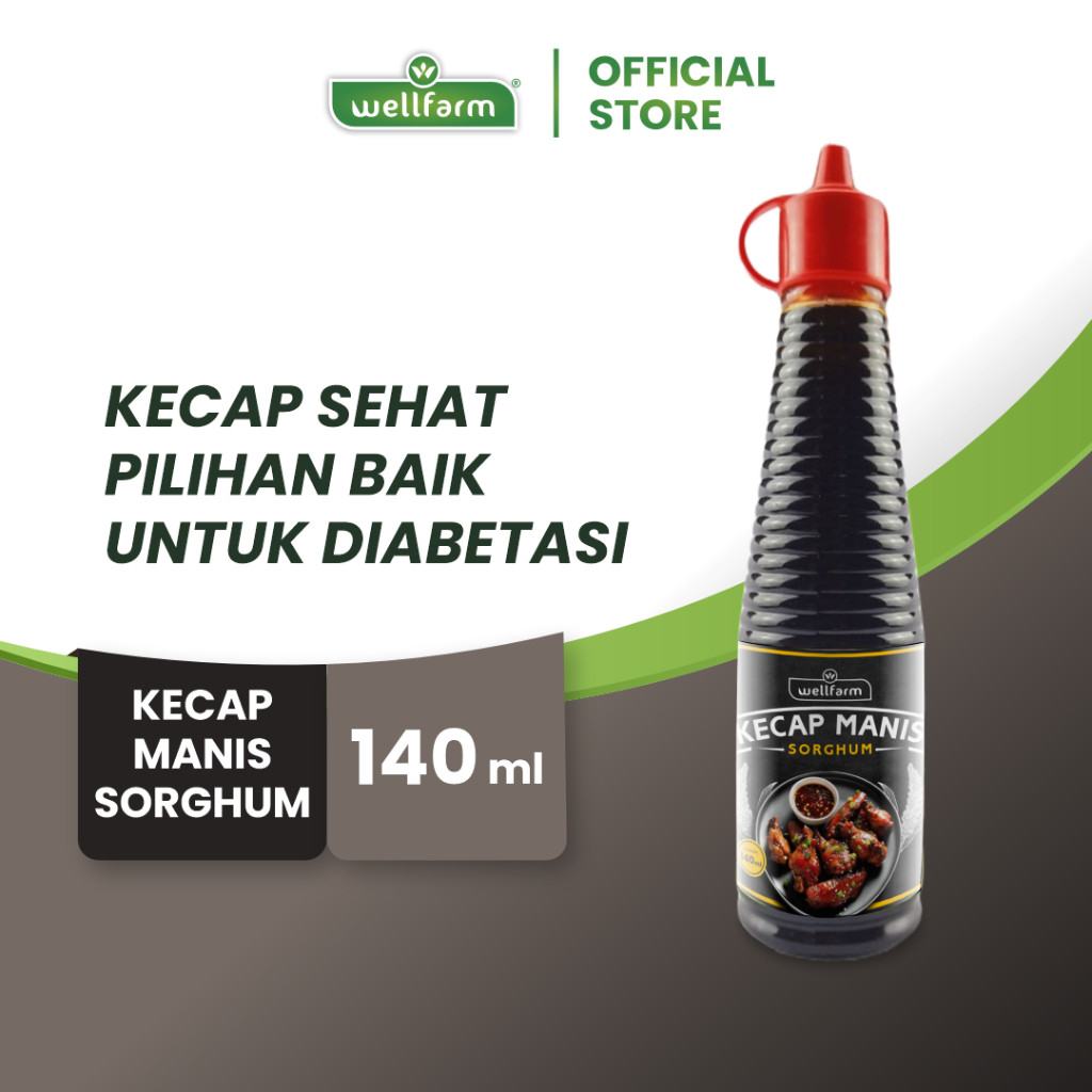 Terlaris WellFarm Kecap Manis Sorgum | Sorghum Sweet Sauce 140ml