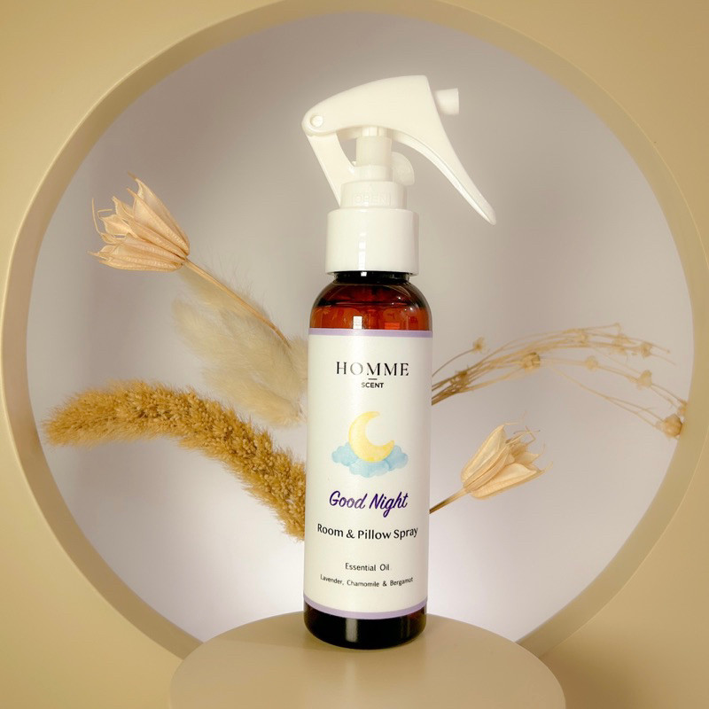 Terlaris Room & Pillow Spray with Essential oil- No Alkohol – Homme Scent